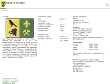 Tablet Screenshot of obec-vranovice.cz